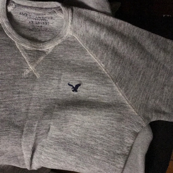 AE , small , grey , thermal , long sleeve shirt - Picture 1 of 1